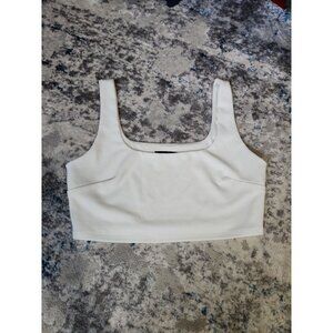 Lulu's Women's Size XL White Crop Top‎